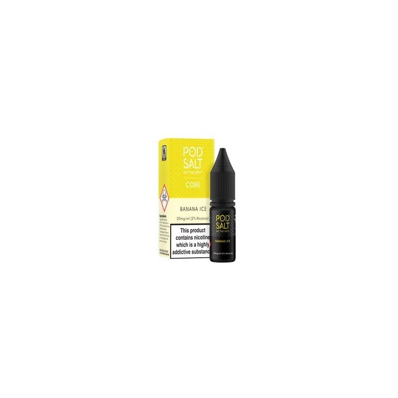 Liquid Pod Salt Core 10ml - Banana Ice 20mg | Eliq Vapoteur