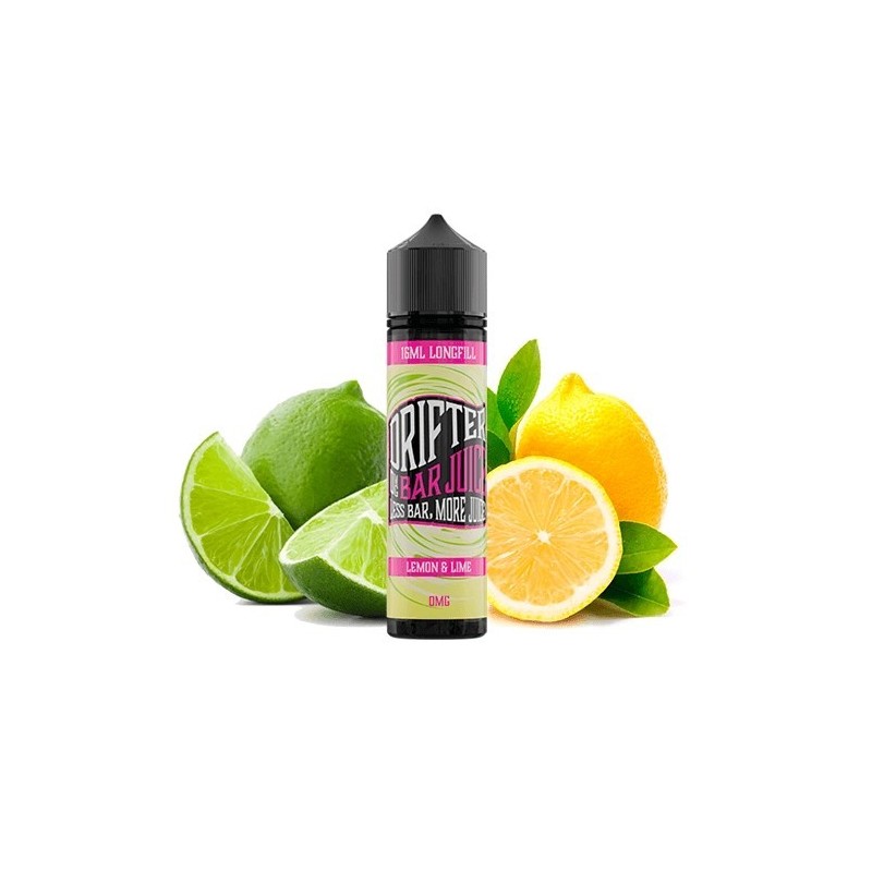 Longfill Drifter Bar 16/60ml - Lemon Lime | Eliq Vapoteur