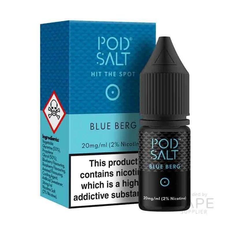 Liquid Pod Salt Core 10ml - Blue Berg 20mg | Eliq Vapoteur