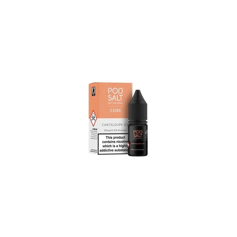 Liquid Pod Salt Core 10ml - Cantaloupe Ice 20mg | Eliq Vapoteur