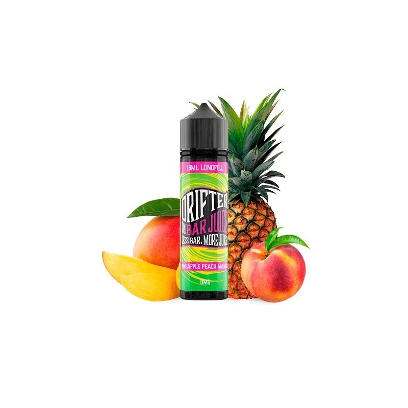 Longfill Drifter Bar 16/60ml - Pineapple Peach Mango | Eliq Vapoteur
