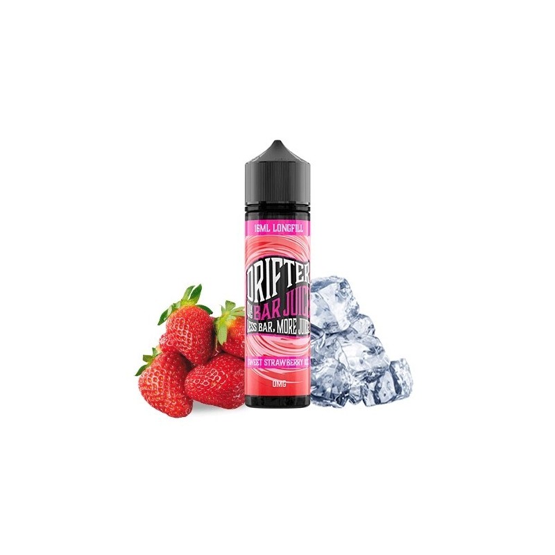 Longfill Drifter Bar 16/60ml - Sweet Strawberry Ice | Eliq Vapoteur