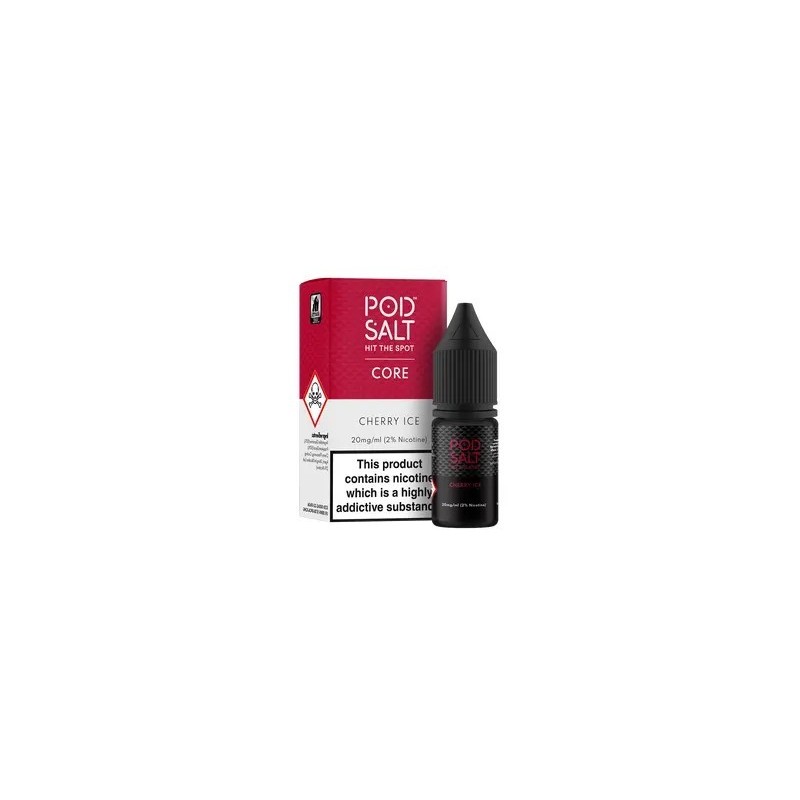 Liquid Pod Salt Core 10ml - Cherry Ice 20mg | Eliq Vapoteur