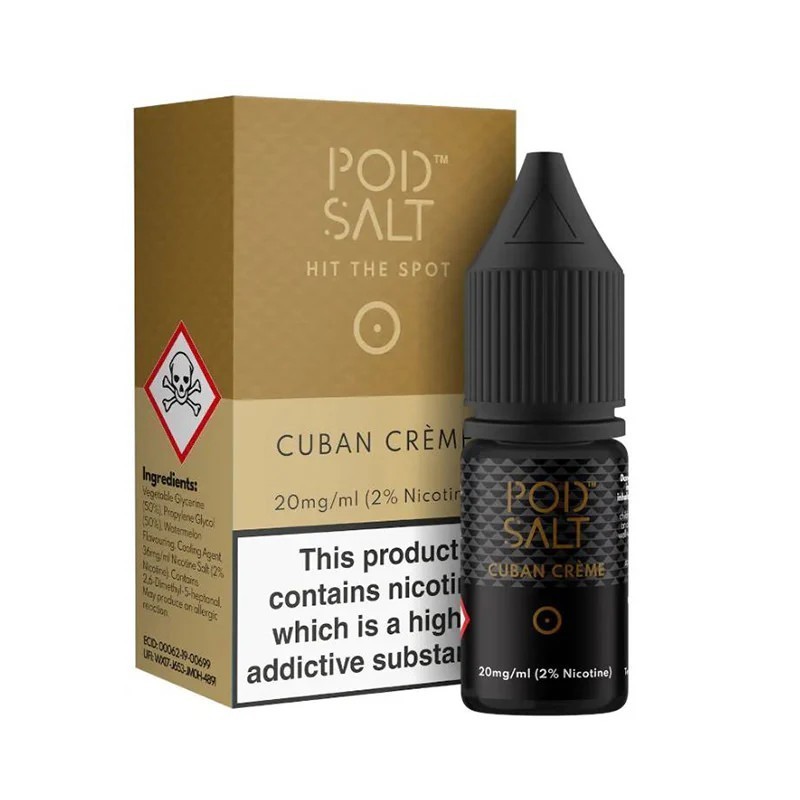 Pod Salt Core 10ml - Cuban Creme 20mg | EliqVapoteur