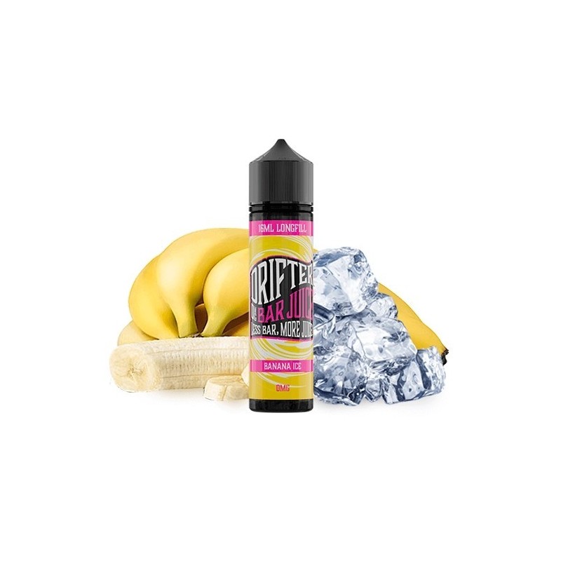 Longfill Drifter Bar 16/60ml - Banana Ice | Eliq Vapoteur