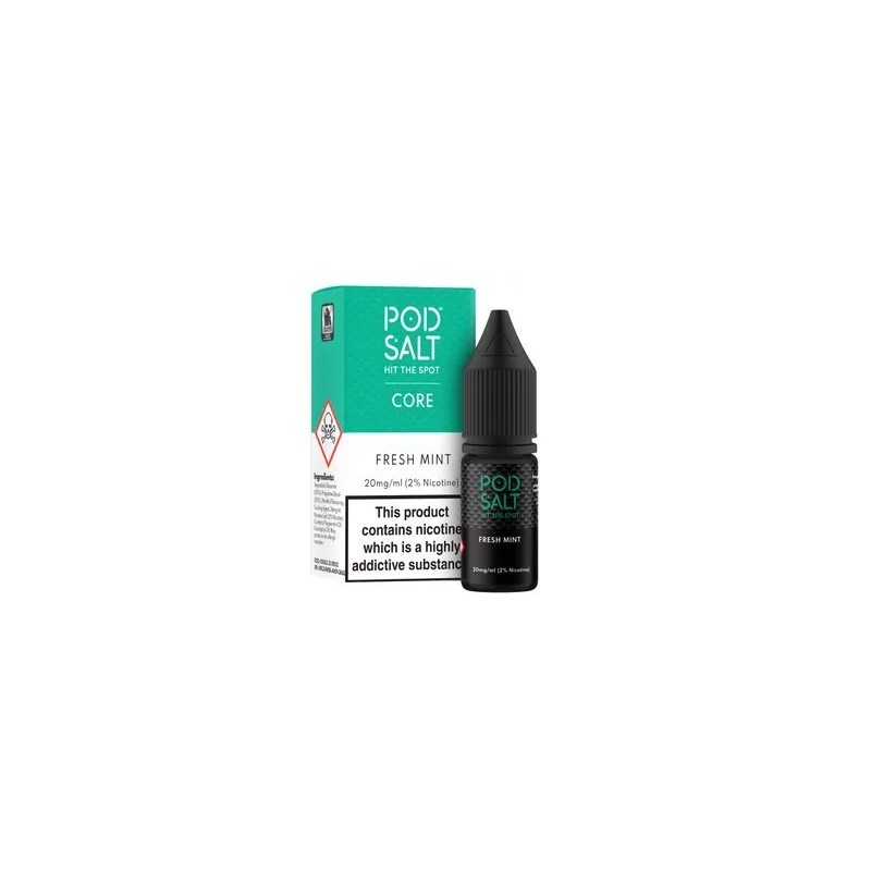 Liquid Pod Salt Core 10ml - Fresh Mint 20mg | Eliq Vapoteur
