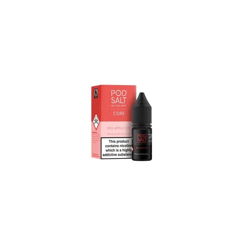Pod Salt Core 10ml - Red Apple Ice 20mg | EliqVapoteur