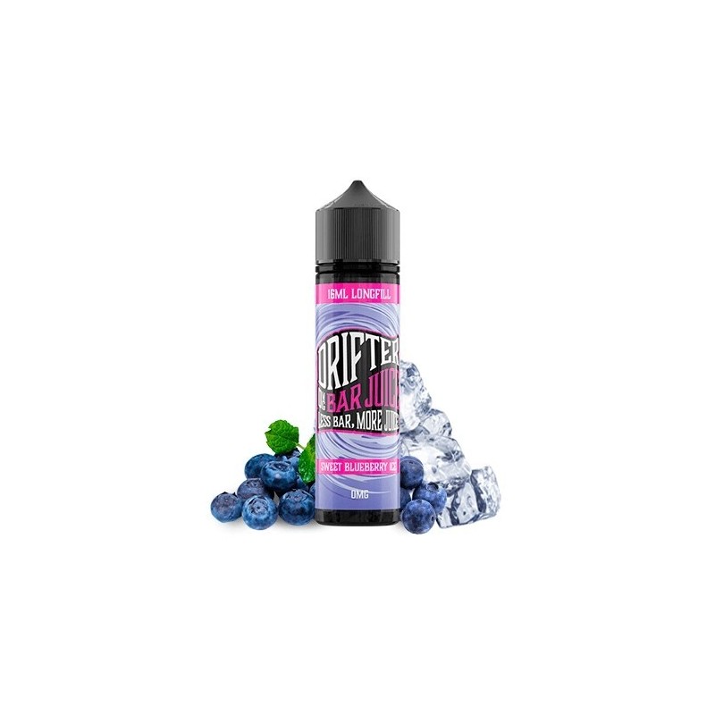 Longfill Drifter Bar 16/60ml - Sweet Blueberry Ice | Eliq Vapoteur