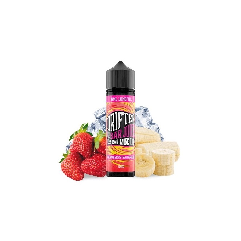 Longfill Drifter Bar 16/60ml - Strawberry Banana | Eliq Vapoteur