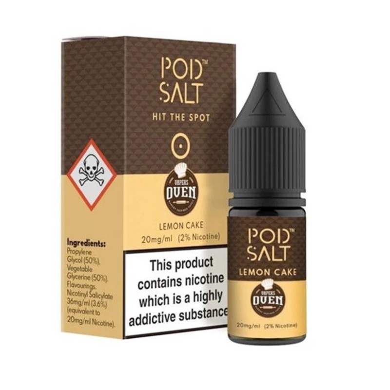 Liquid Pod Salt Nexus - Lemon Cake - 10ml - 20mg | Eliq Vapoteur