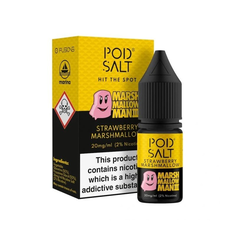 Liquid Pod Salt Nexus - Marshmallow Man - 10ml - 20mg | Eliq Vapoteur