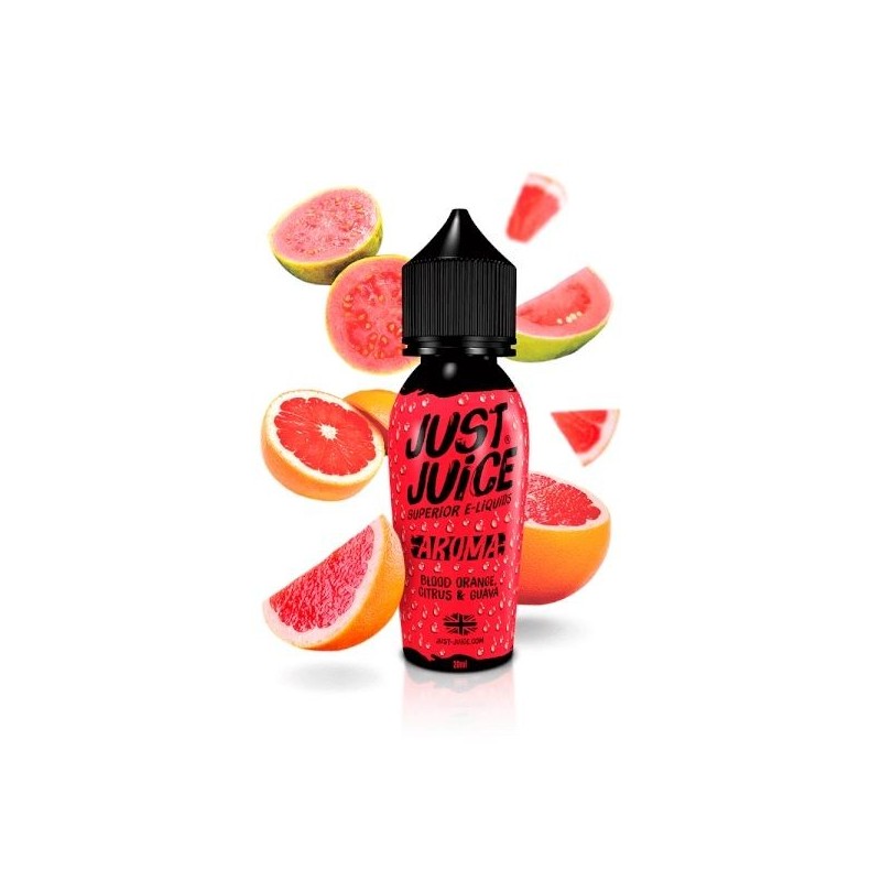 Longfill Just Juice Iconic 20/60ml - Blood Orange Citrus Guava | Eliq Vapoteur