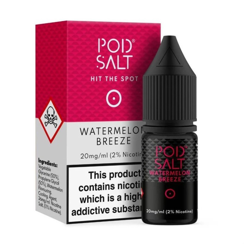 Liquid Pod Salt Nexus - Watermelon Breeze - 10ml - 20mg | Eliq Vapoteur
