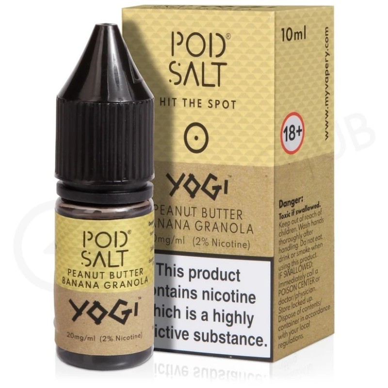 E-liquide Pod Salt Nexus - Yogi Beurre de Cacahuète - 10ml - 20mg | EliqVapoteur