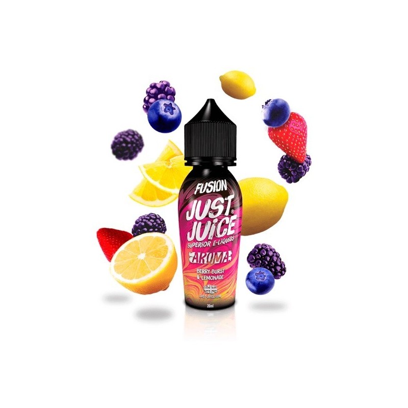 Longfill Just Juice Fusion 20/60ml - Berry Burst et Limonade | EliqVapoteur