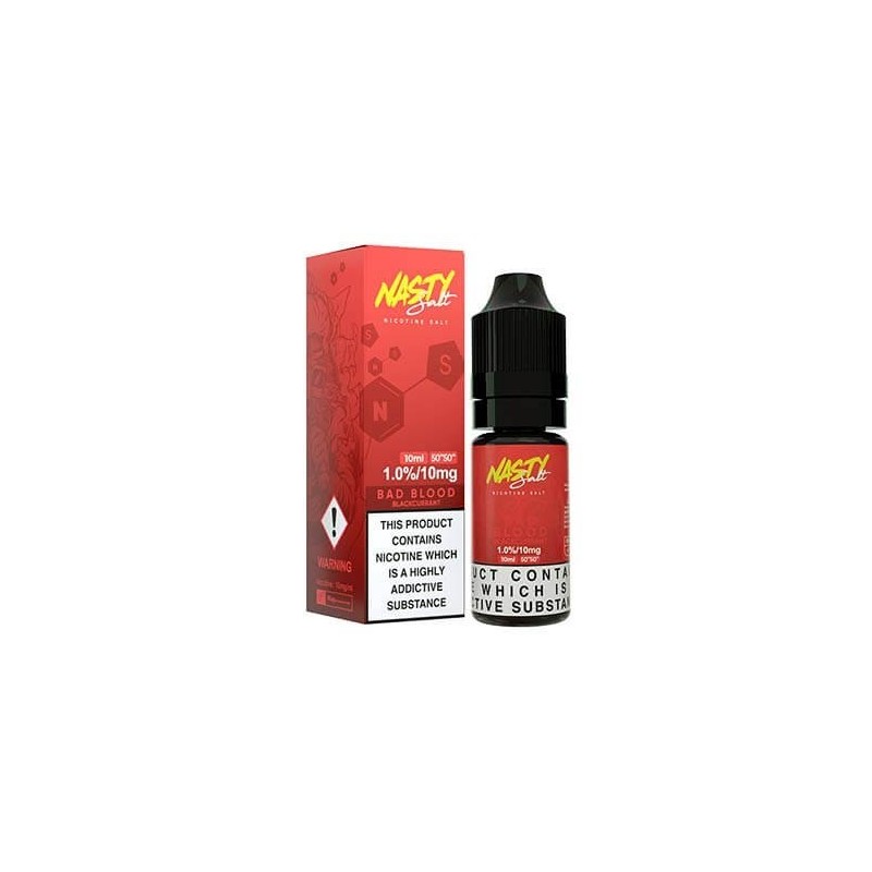 Liquid Nasty Salts 10ml - Bad Blood 20mg | Eliq Vapoteur