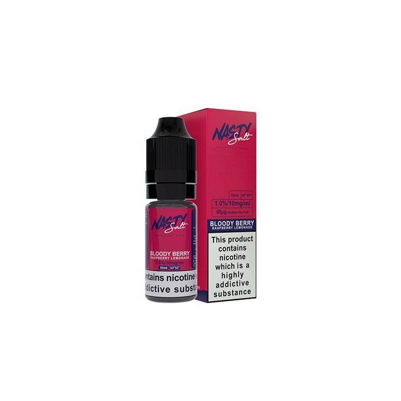 Liquid Nasty Salts 10ml - Bloody Berry 20mg | Eliq Vapoteur