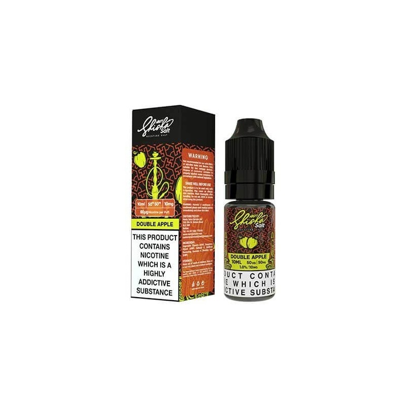 Liquid Nasty Salts 10ml - Double Apple 20mg | Eliq Vapoteur