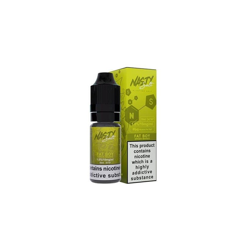 Liquid Nasty Salts 10ml - Fat Boy 20mg | Eliq Vapoteur