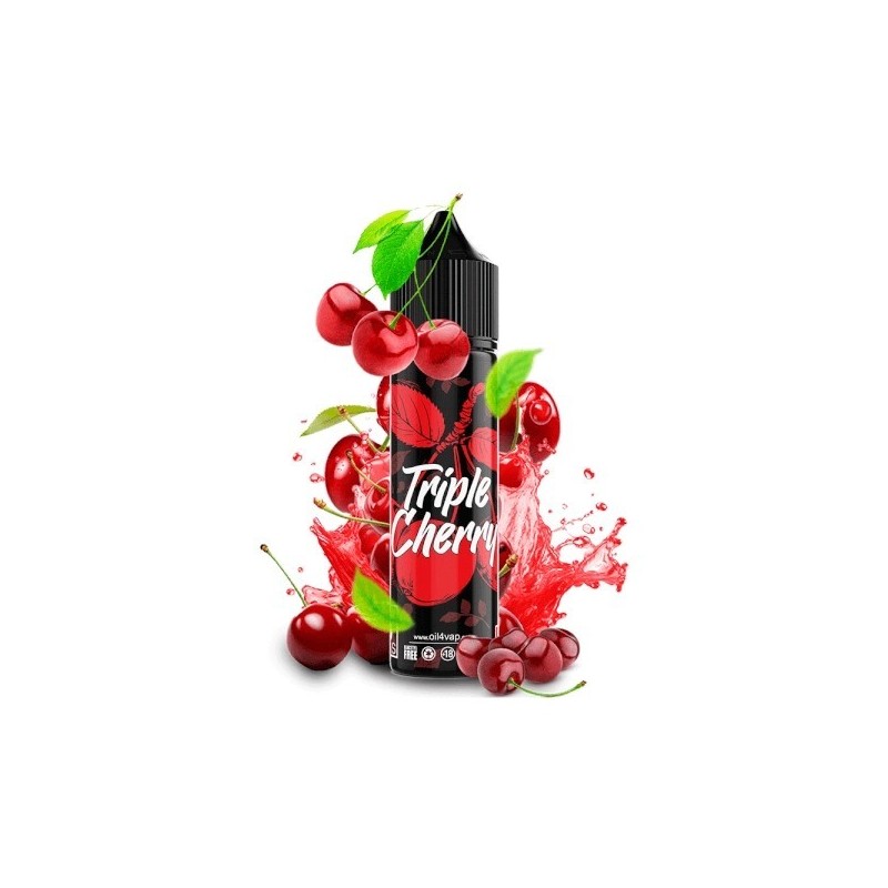 Longfill Oil4vap 16/60ml - Triple Cherry | Eliq Vapoteur