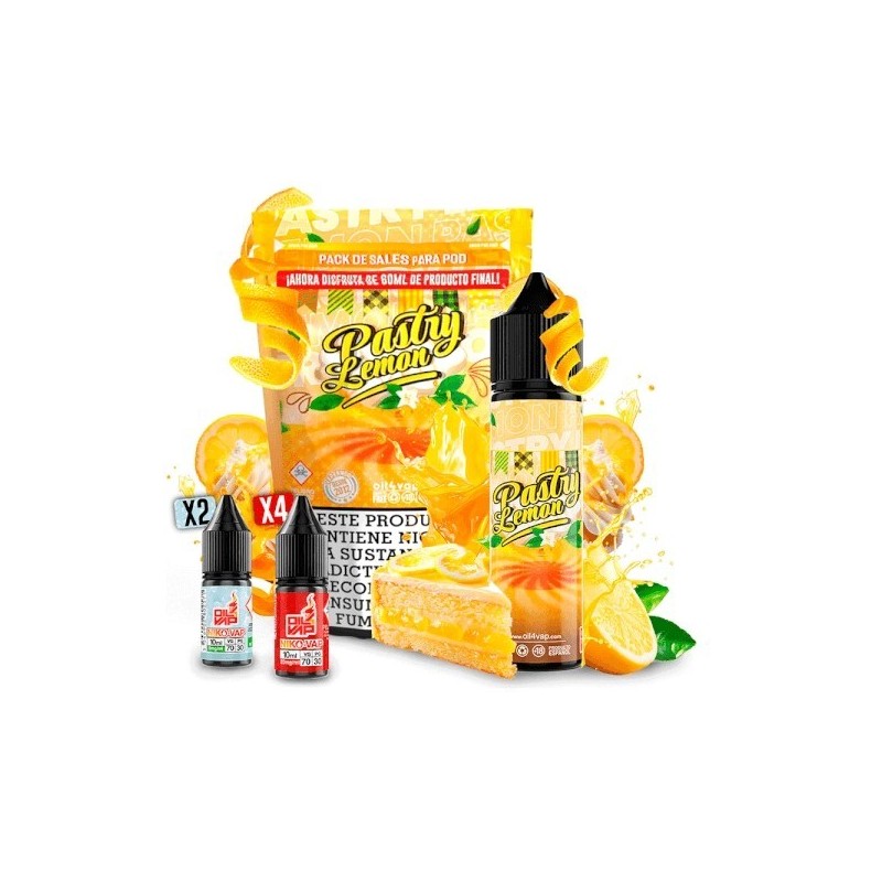 Longfill Oil4vap (Pack) 16/60ml - Pastry Lemon | Eliq Vapoteur