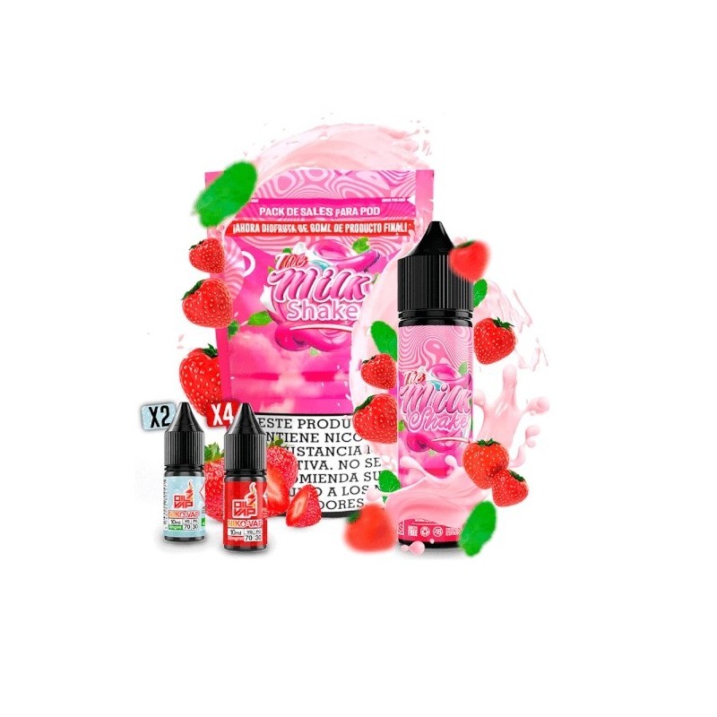 Longfill Oil4vap (Pack) 16/60ml - The Milk Shake | Eliq Vapoteur