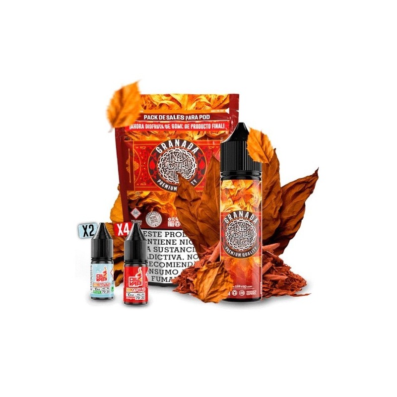 Longfill Oil4vap (Pack) 16/60ml - Rubio Granada | Eliq Vapoteur