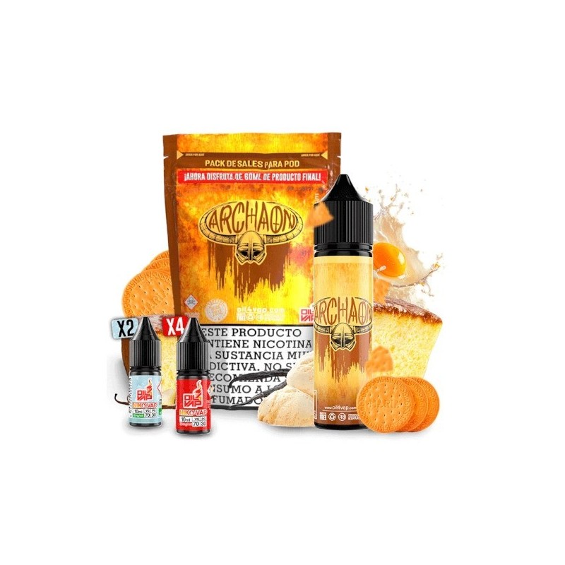 Longfill Oil4vap (Pack) 16/60ml - Archaon | Eliq Vapoteur