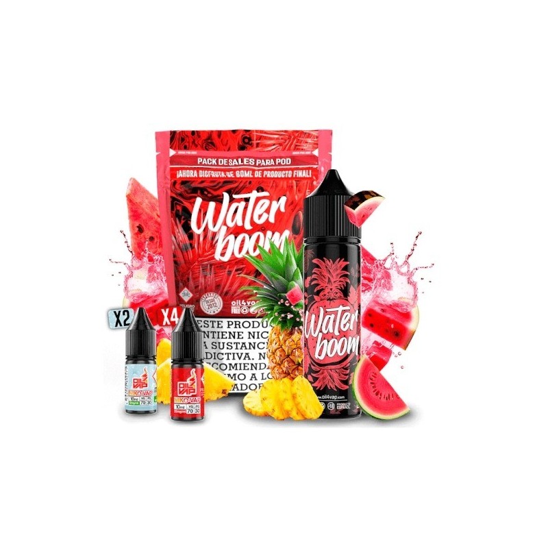 Longfill Oil4vap (Pack) 16/60ml - Waterboom | Eliq Vapoteur