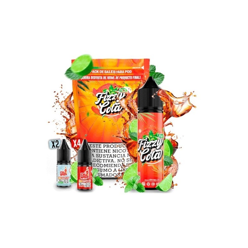 Longfill Oil4vap (Pack) 16/60ml - Fizzy Cola | Eliq Vapoteur