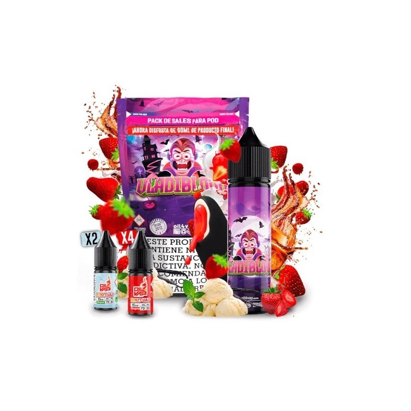 Longfill Oil4vap (Pack) 16/60ml - Vladiblood | Eliq Vapoteur
