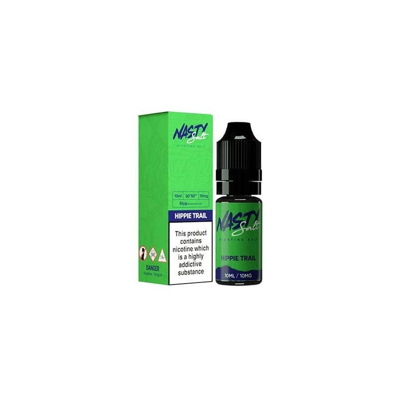 Liquid Nasty Salts 10ml - Hippie Trail 20mg | Eliq Vapoteur