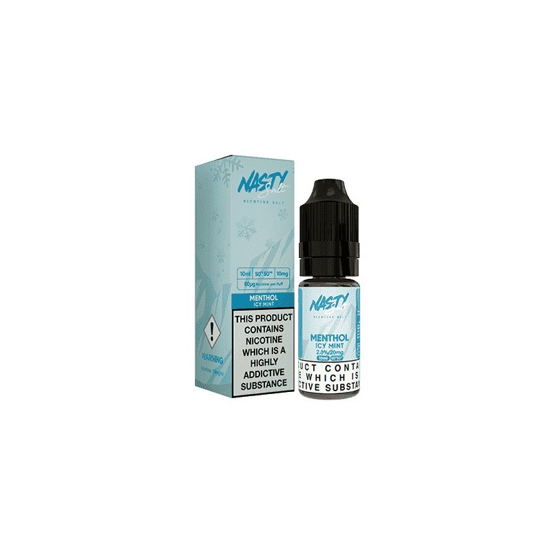 Liquid Nasty Salts 10ml - Menthol 20mg | Eliq Vapoteur