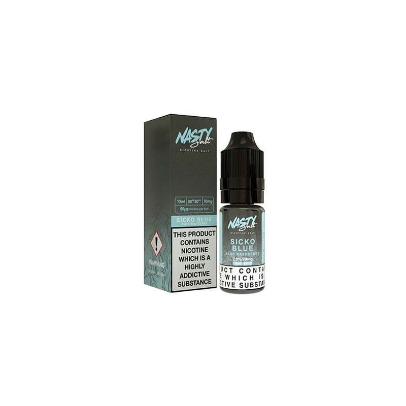 Liquid Nasty Salts 10ml - Sicko Blue 20mg | Eliq Vapoteur
