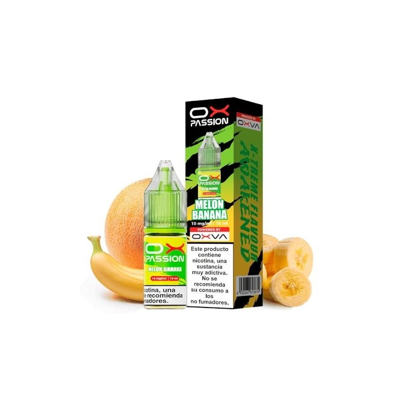 Liquid OXVA OX Passion Salt - Melon Banana 20mg | Eliq Vapoteur