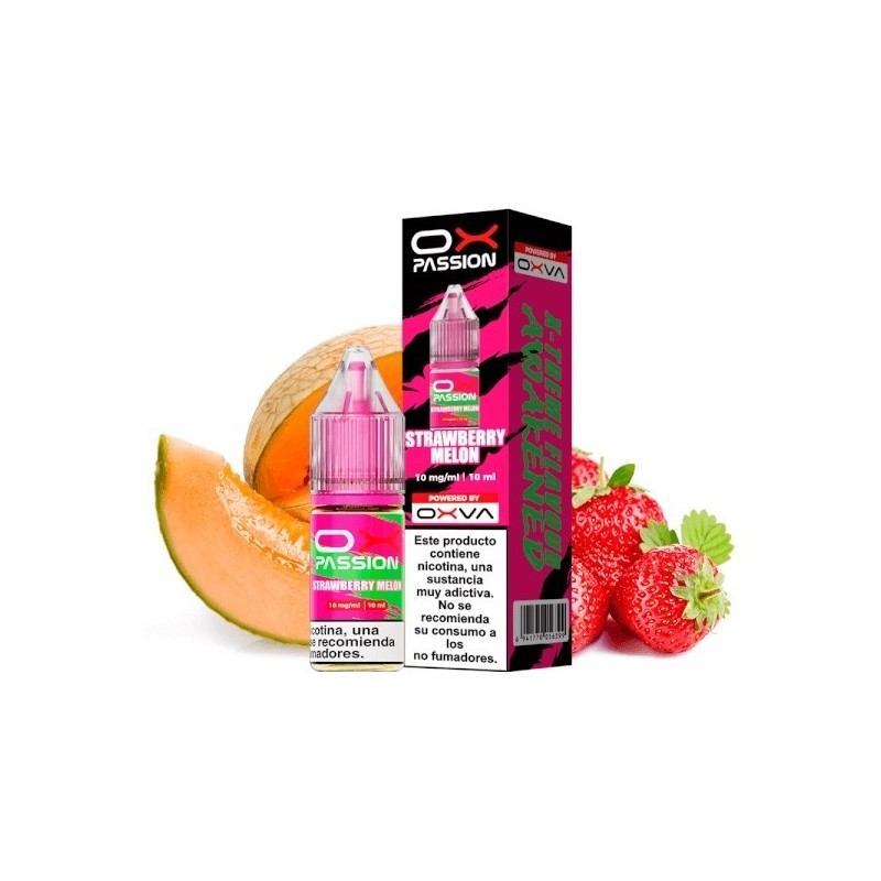Liquid OXVA OX Passion Salt - Strawberry Melon 20mg | Eliq Vapoteur