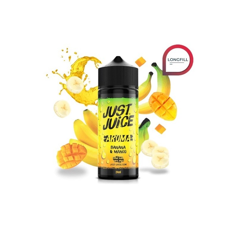 Longfill Just Juice Iconic 24/120ml - Banane & Mangue | EliqVapoteur