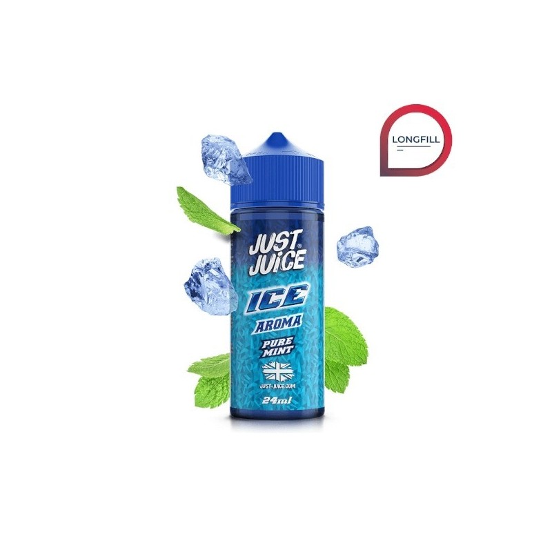 Longfill Just Juice Ice 24/120ml - Pure Mint | Eliq Vapoteur