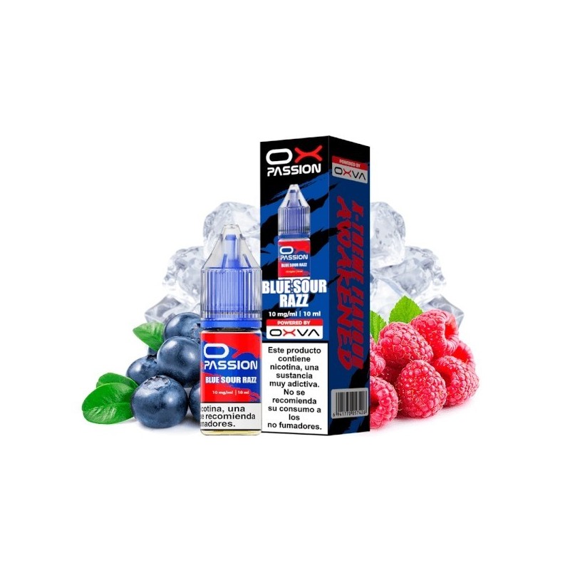E-liquide OXVA OX Passion Salt - Blue Sour Razz 20mg | EliqVapoteur
