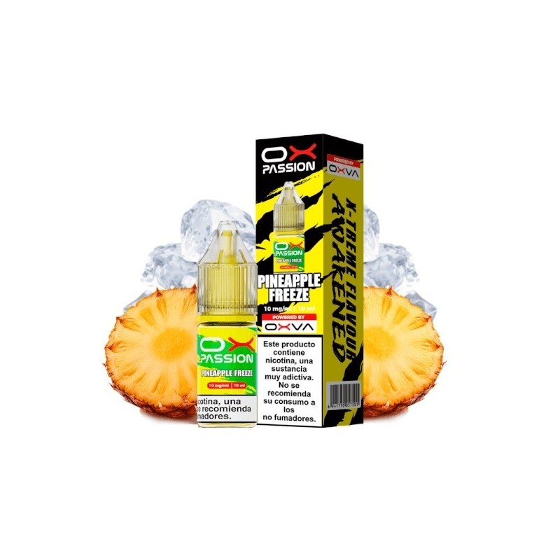 E-liquide OXVA OX Passion Salt - Ananas Freeze 20mg | EliqVapoteur