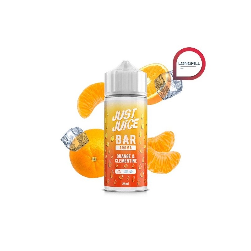 Longfill Just Juice Bar 24/120ml - Orange Clementine | Eliq Vapoteur