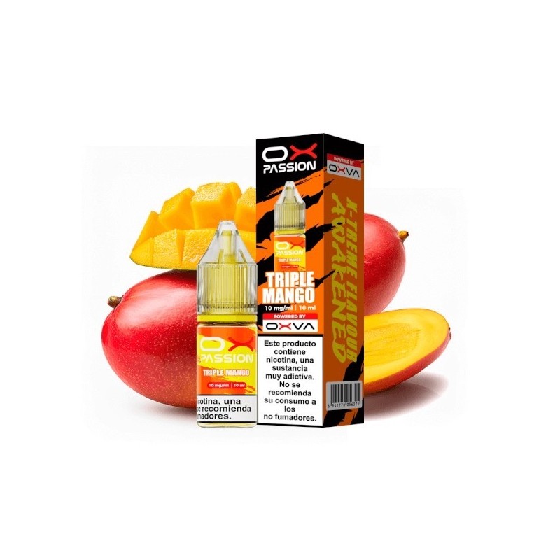 Liquid OXVA OX Passion Salt - Triple Mango 20mg | Eliq Vapoteur