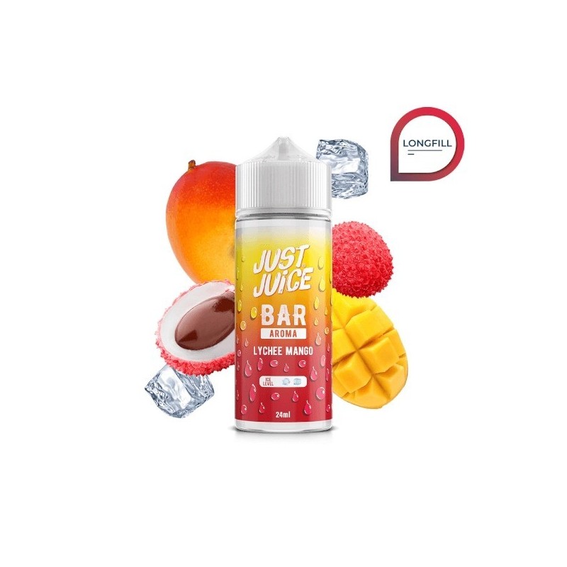 Longfill Just Juice Bar 24/120ml - Lychee Mango | Eliq Vapoteur