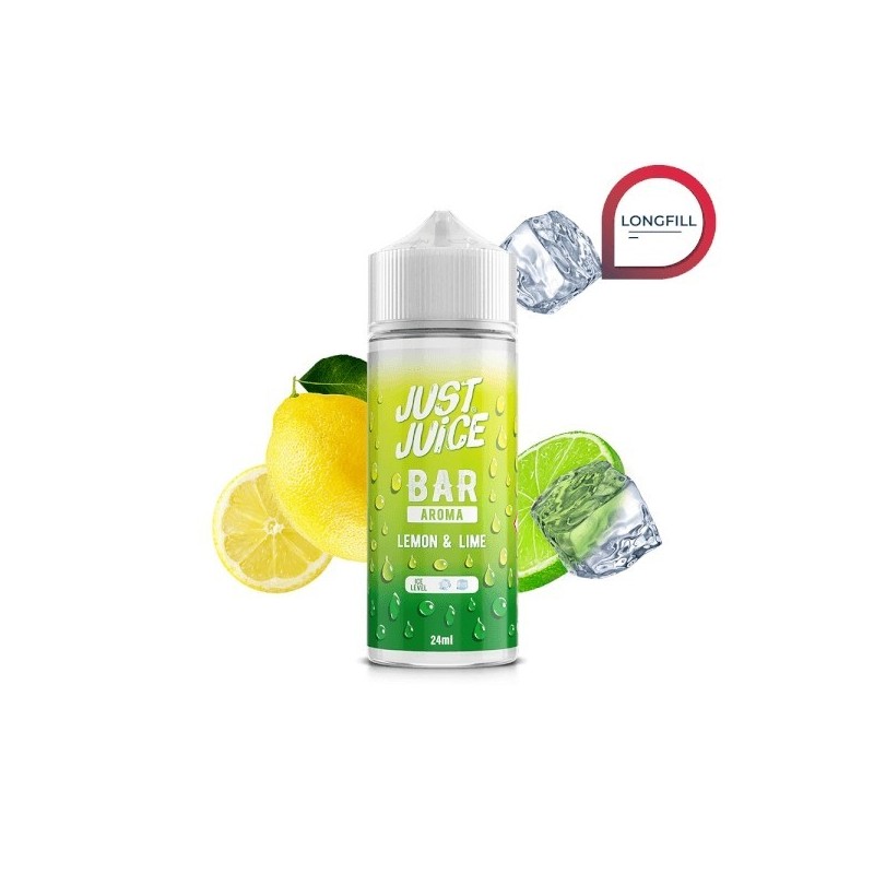 Longfill Just Juice Bar 24/120ml - Lemon Lime | Eliq Vapoteur