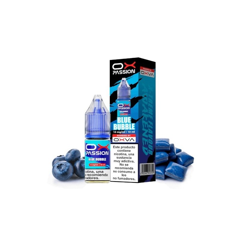 Liquid Oxva OX Passion Salts - Blue Bubble 10mg | Eliq Vapoteur