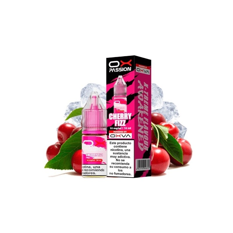 Liquid Oxva OX Passion Salts - Cherry Fizz 10mg | Eliq Vapoteur
