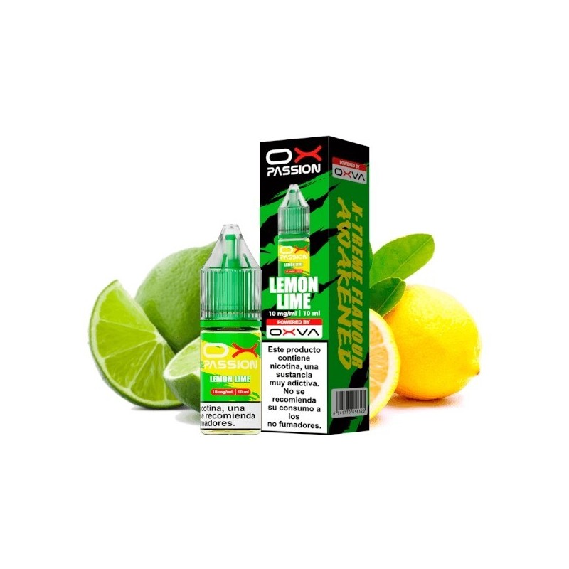 Liquid Oxva OX Passion Salts - Lemon Lime 10mg | Eliq Vapoteur