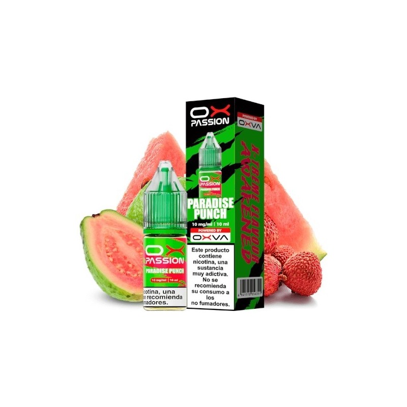E-liquide Oxva OX Passion Salts - Paradise Punch 10mg | EliqVapoteur