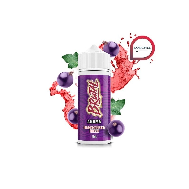 Longfill Brutal Drinks By Just Juice 24/120ml - Blackcurrant Crush | Eliq Vapoteur