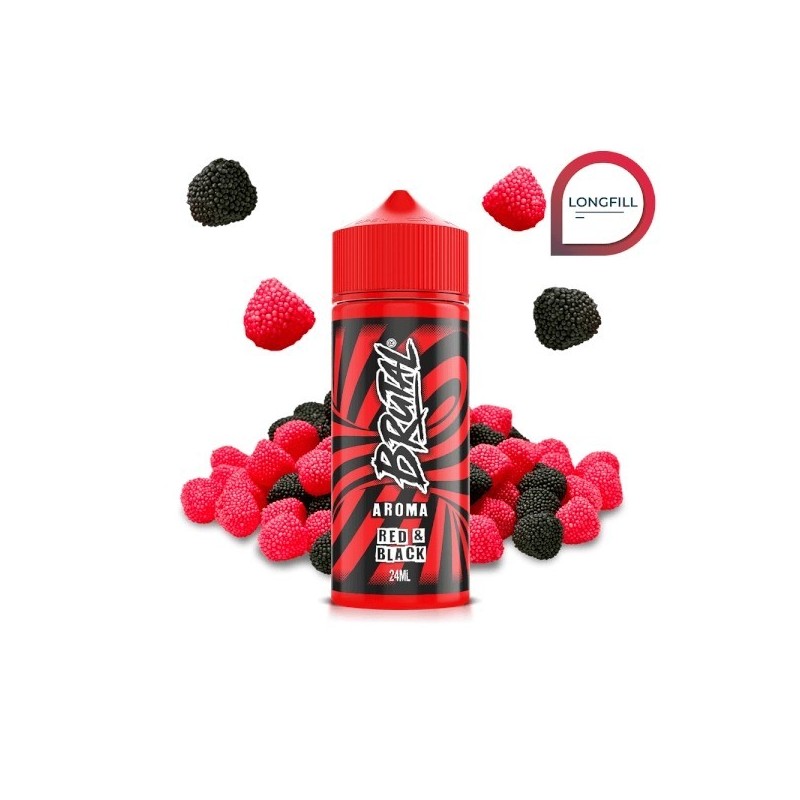 Longfill Brutal Drinks By Just Juice 24/120ml - Red & Black | Eliq Vapoteur